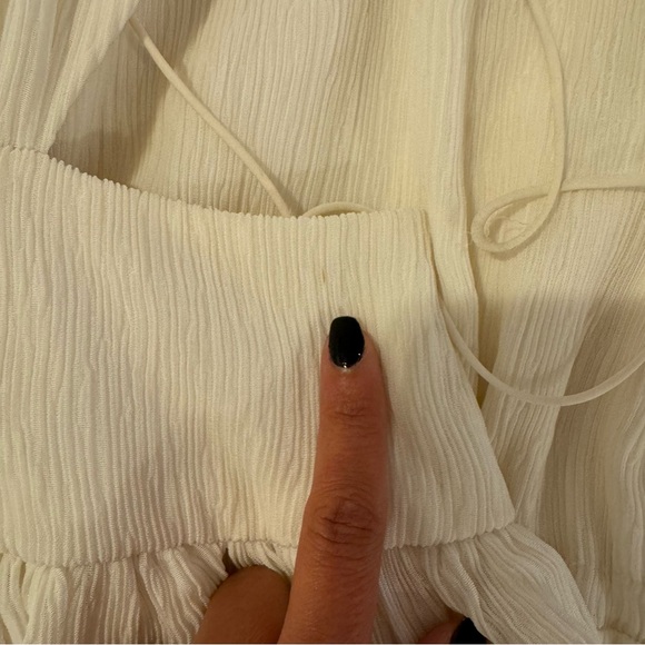 ADEAM WHITE LONG DRESS WITH CUTOUTS SAMPLE SIZE - Picture 11 of 16